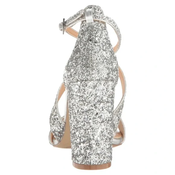 Jewel
BADGLEY MISCHKA
Cook Metallic Glitter Heels Formal Shoes size 7.5  7 1/2 - Picture 6 of 12